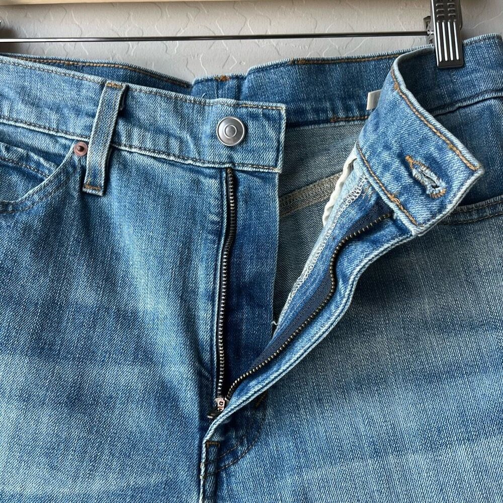 Emerson Fry Twin Doves Denim Treasure Straight Leg High Rise Blue Jeans Size 31 - Picture 5 of 13